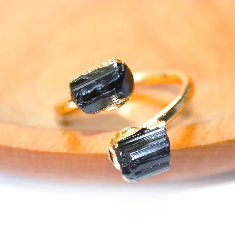 Thumbnail: Black Tourmaline Ring