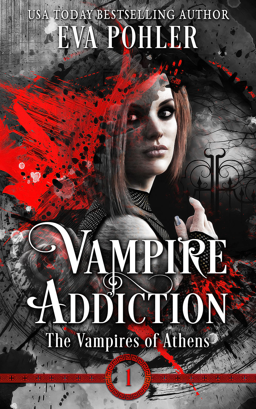 The cover for Vampire Addiction depicts a gothic-looking teen.