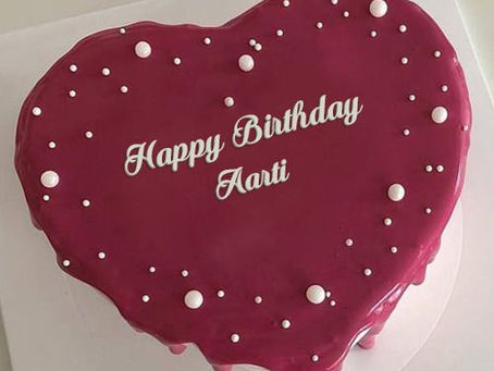 happy birthday aarti cake images