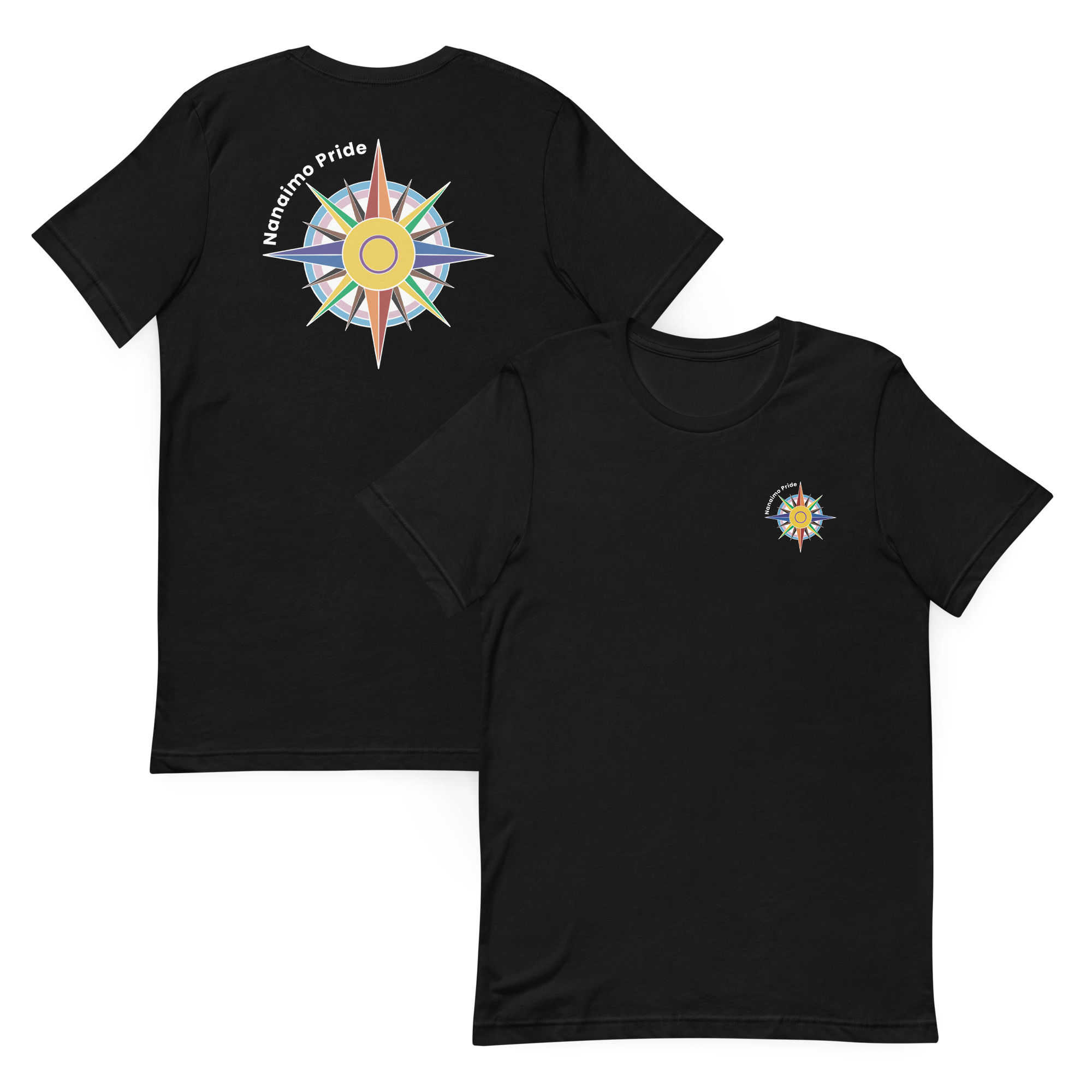 Nanaimo Pride Back Logo Tee - Black