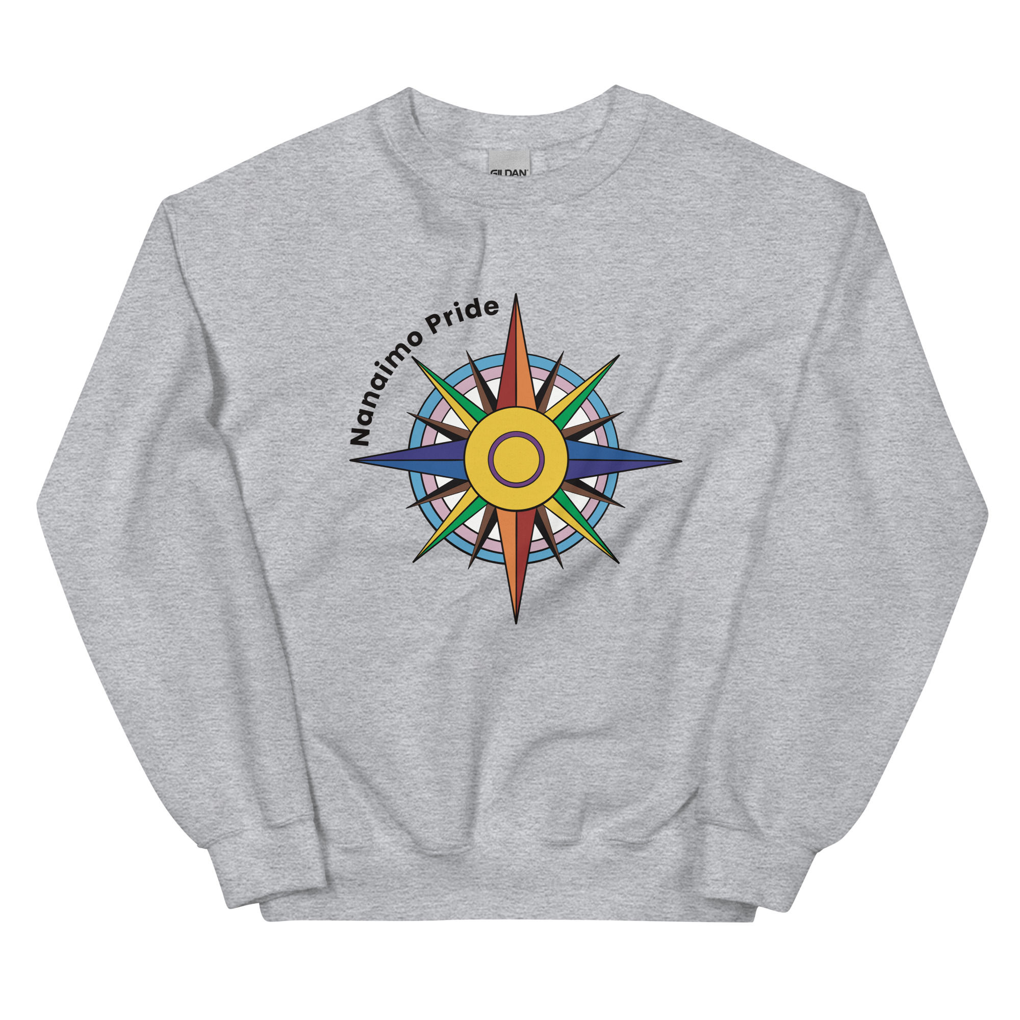 Nanaimo Pride Logo Sweatshirt - Grey
