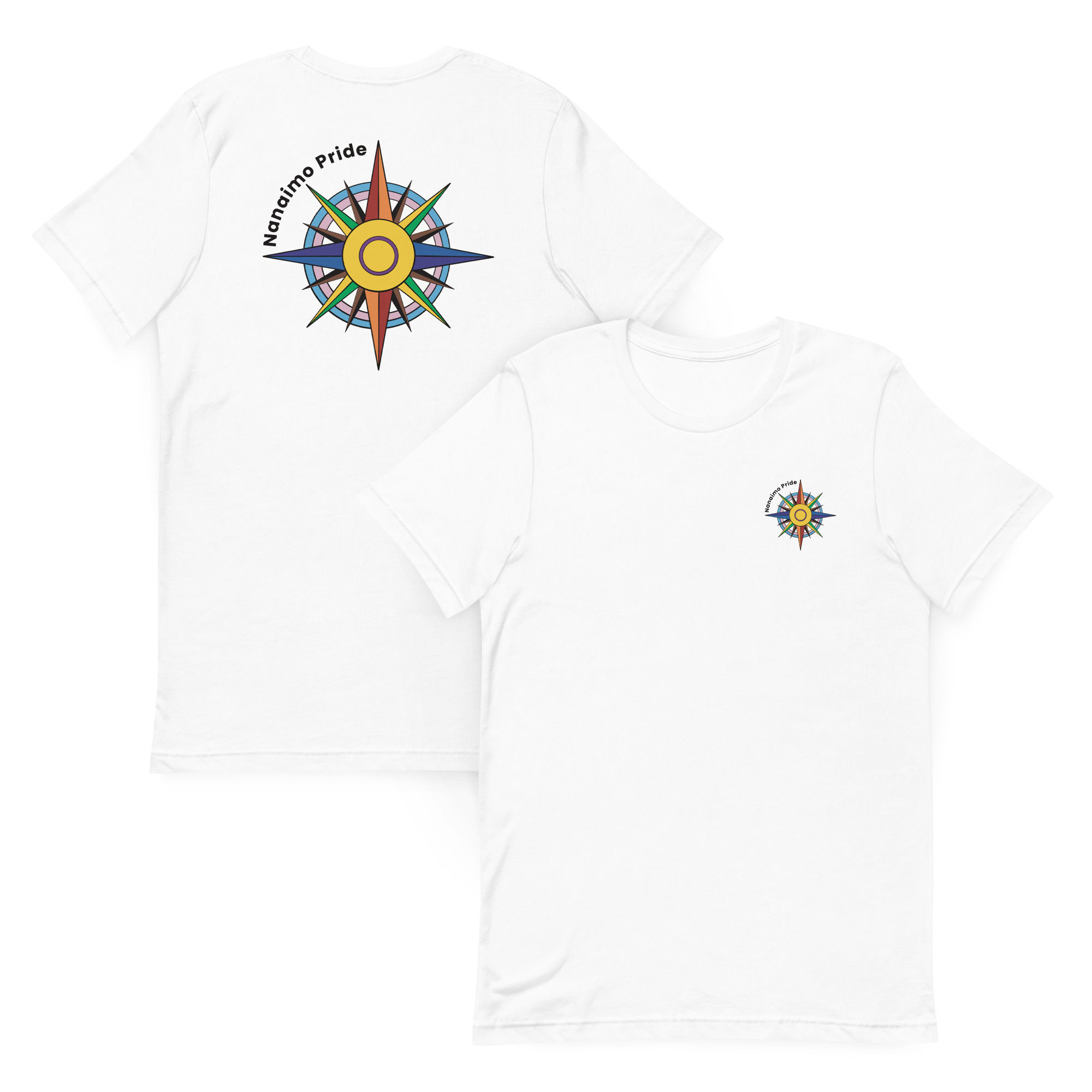 Nanaimo Pride Back Logo Tee - White