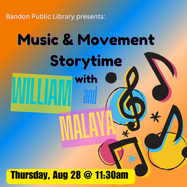 Storytime with William and Malaya!