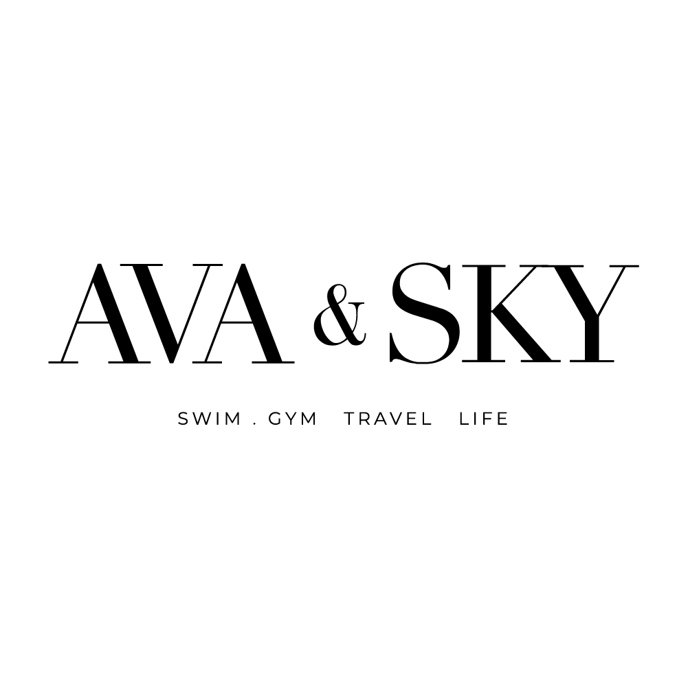 Ava and Sky brand logo detail.