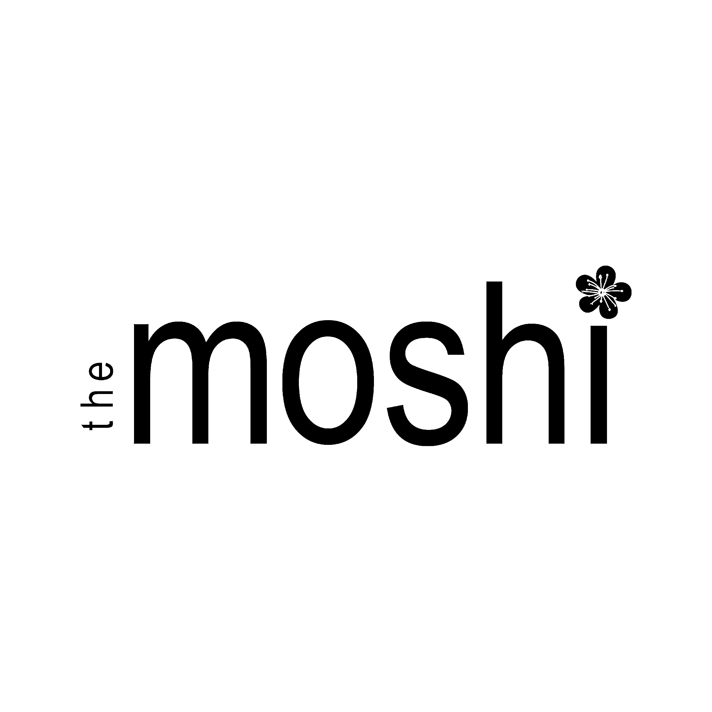 The Moshi brand logo detail.
