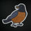Thumbnail: American Robin Sticker
