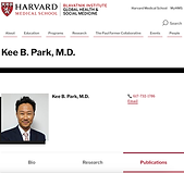 Kee Park Harvard Bio Web Page