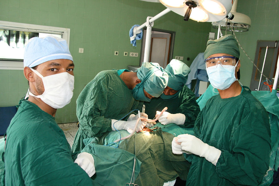 Kee Park at the Black Lion Hospital in 2008