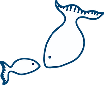 deux poissons parent enfant
