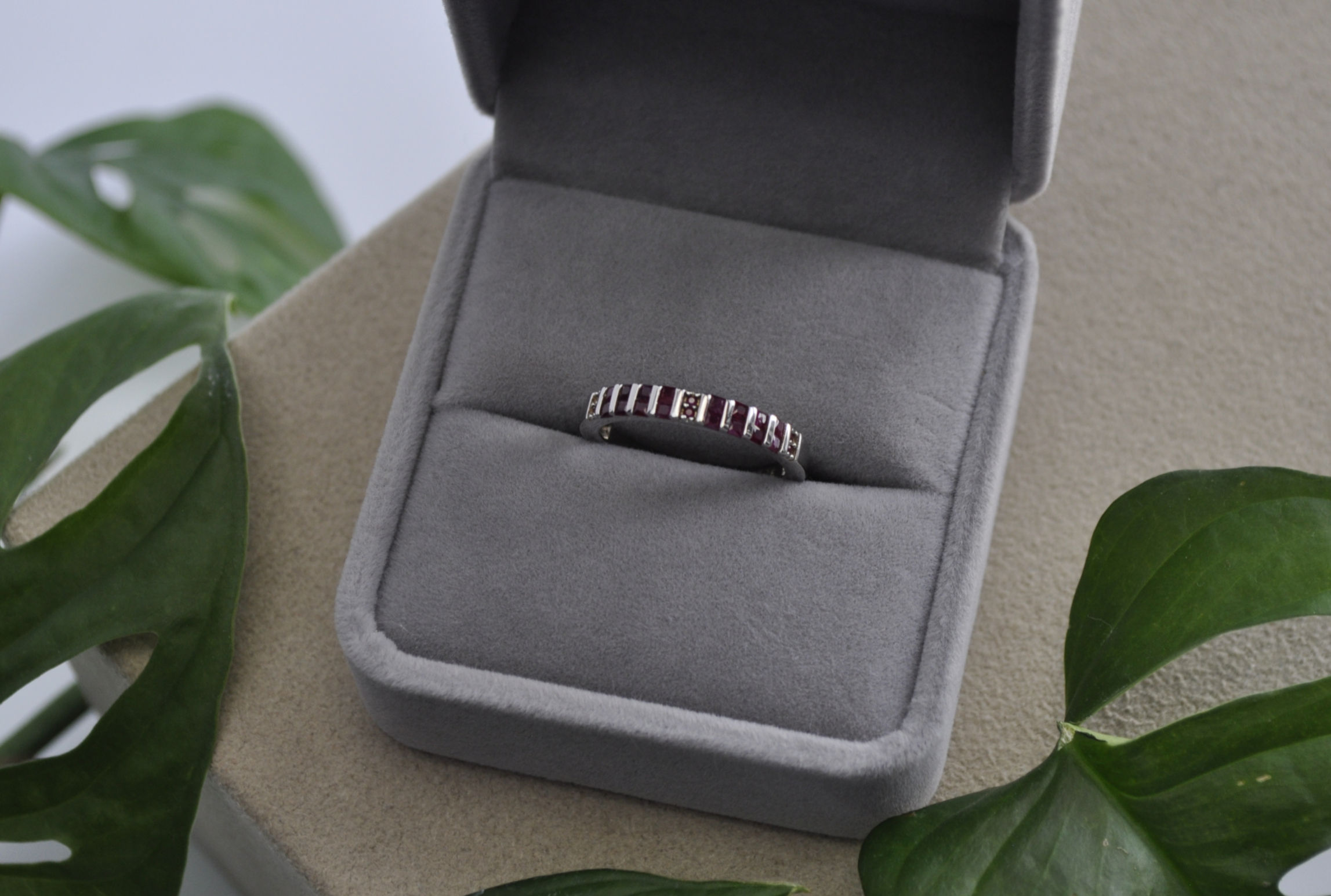 Ruby Gemstone Ring, Size 7