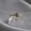 Thumbnail: Emerald Gemstone Ring, Size 5