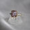Thumbnail: Kunzite & Diamond Ring, Size 7.5