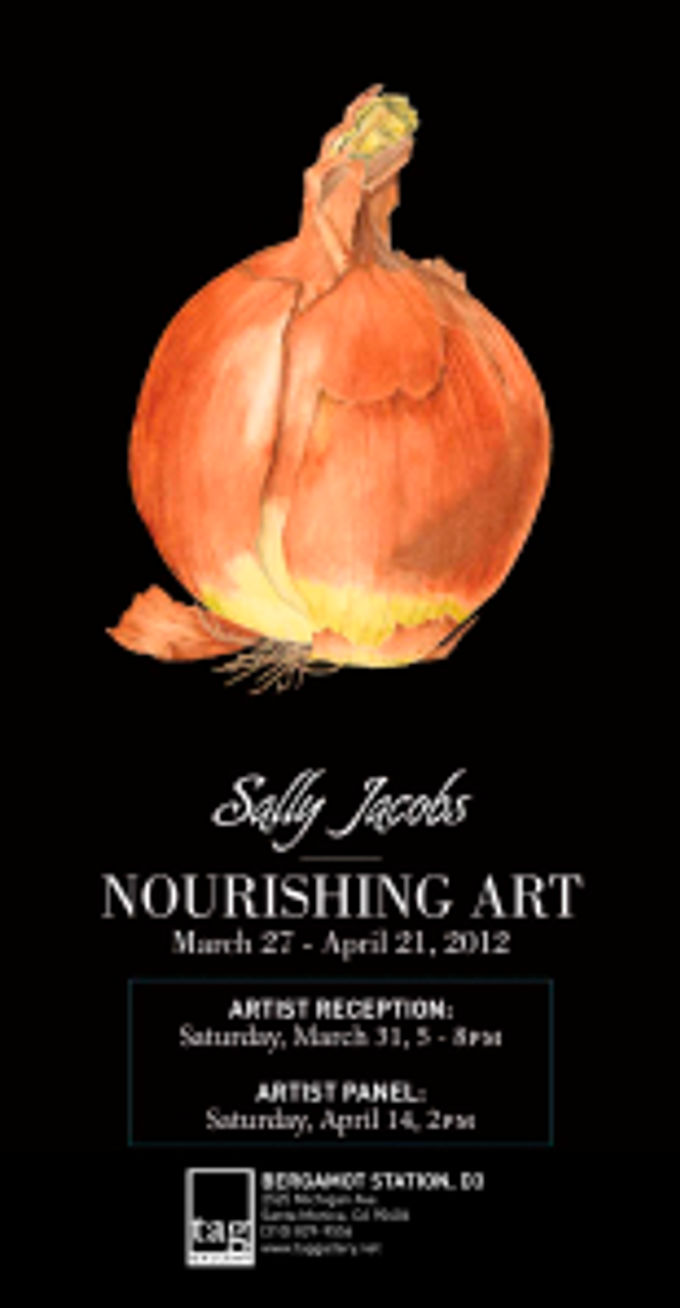 Sally Jacobs, Invitation to "Nourishing Art" at the TAG Gallery