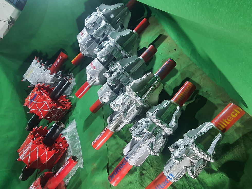 Thumbnail: Rock Reamer 30" Connection 4-1/2 IF (NC-50), with 6 Cones of 12-1/4" Drill bit