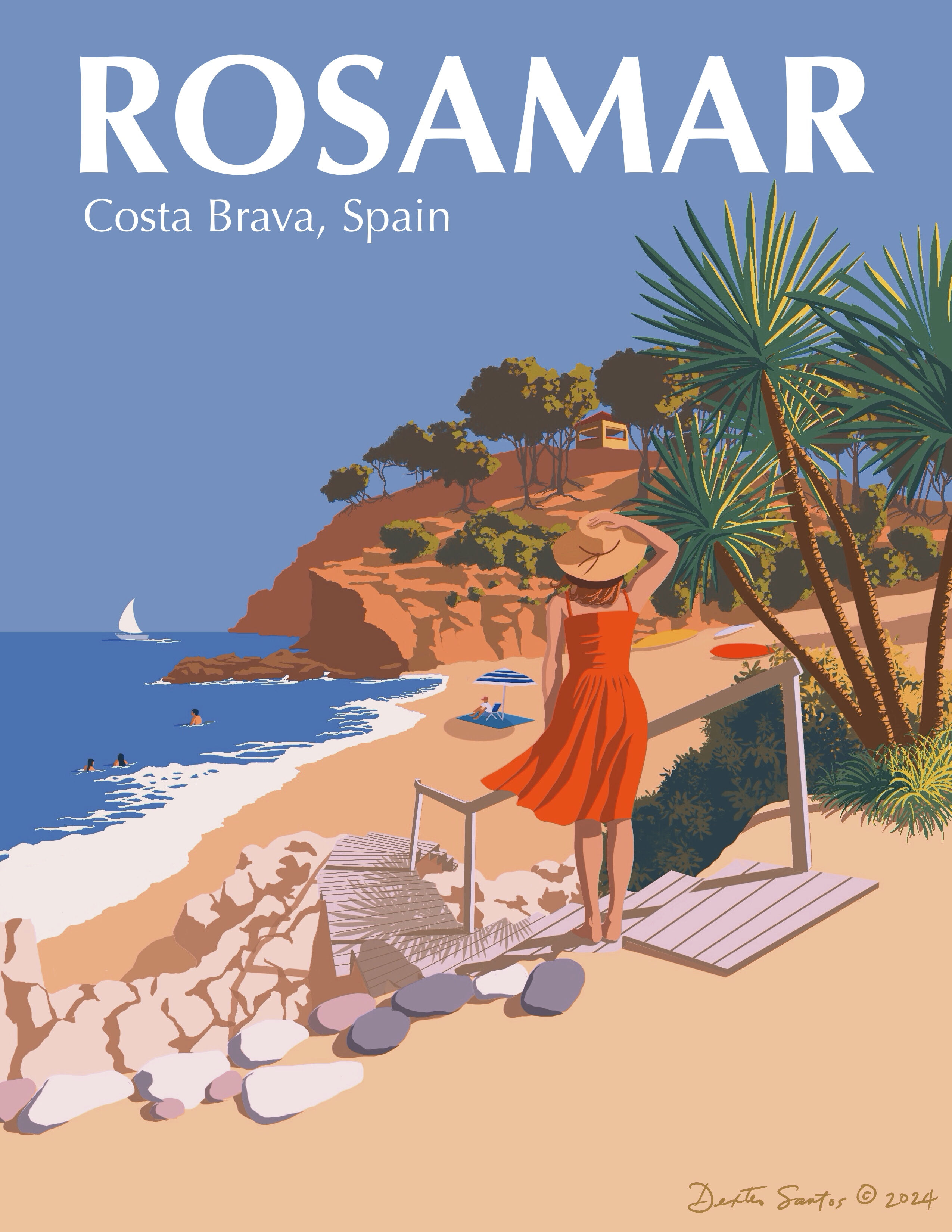 Rosamar Costa Brava Poster