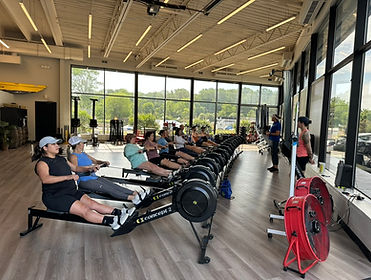 Winter Training with rowing machines
