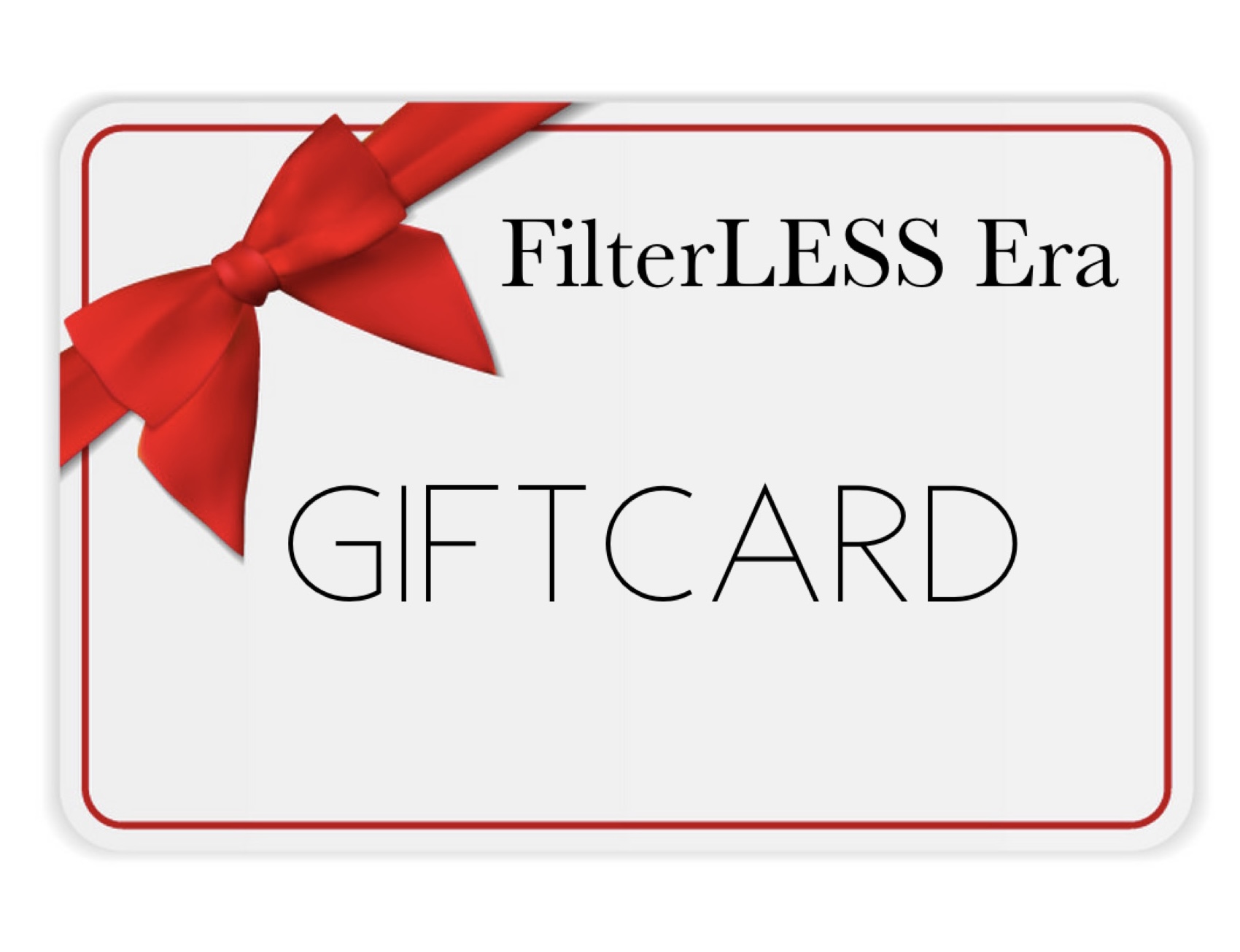 Skincare Product Gift Cards | Filterless Era | Botox Alternative