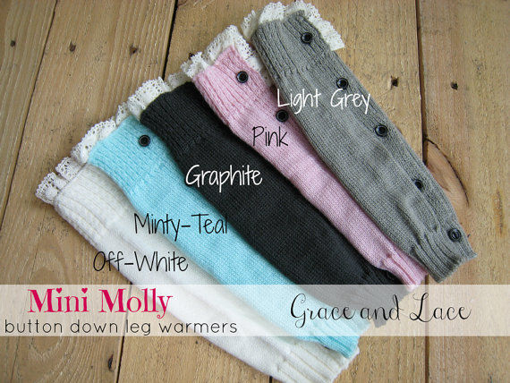 Thumbnail: Mini Molly: GIRLS Leg Warmers | MINT