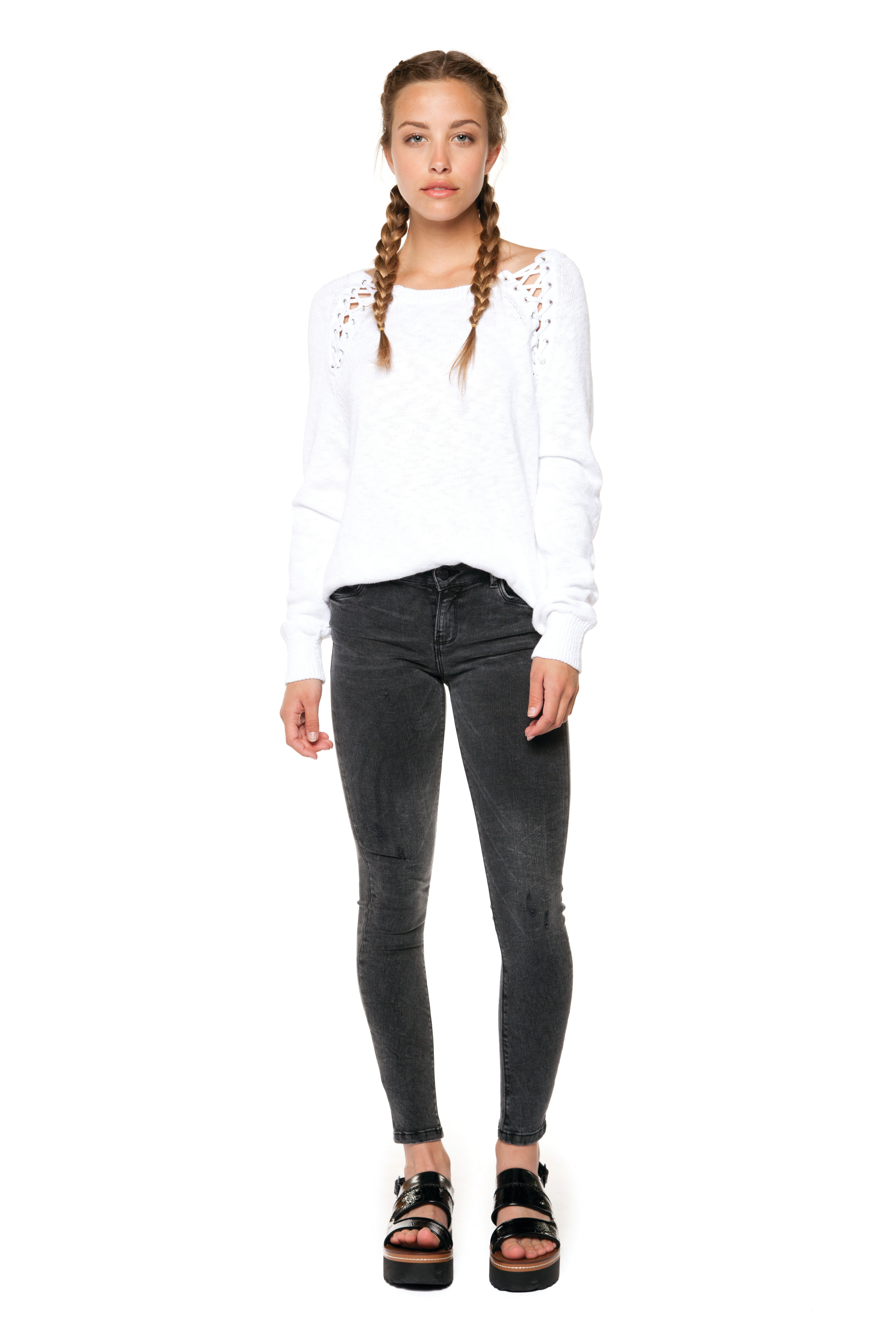 Dex Faded Skinny Jeans - Grey Haze | 1122942 FAP8-D