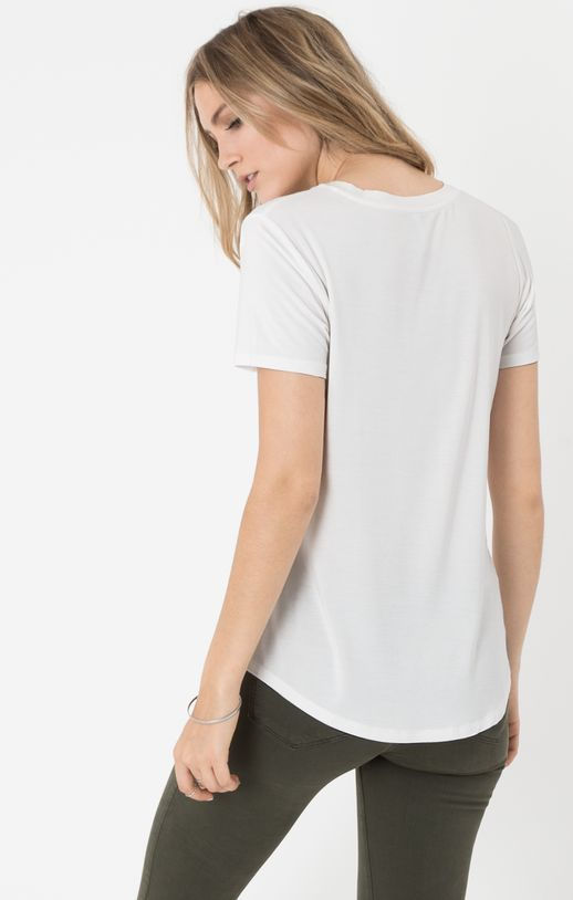 Thumbnail: Z SUPPLY Sleek Jersey Pocket Tee | White