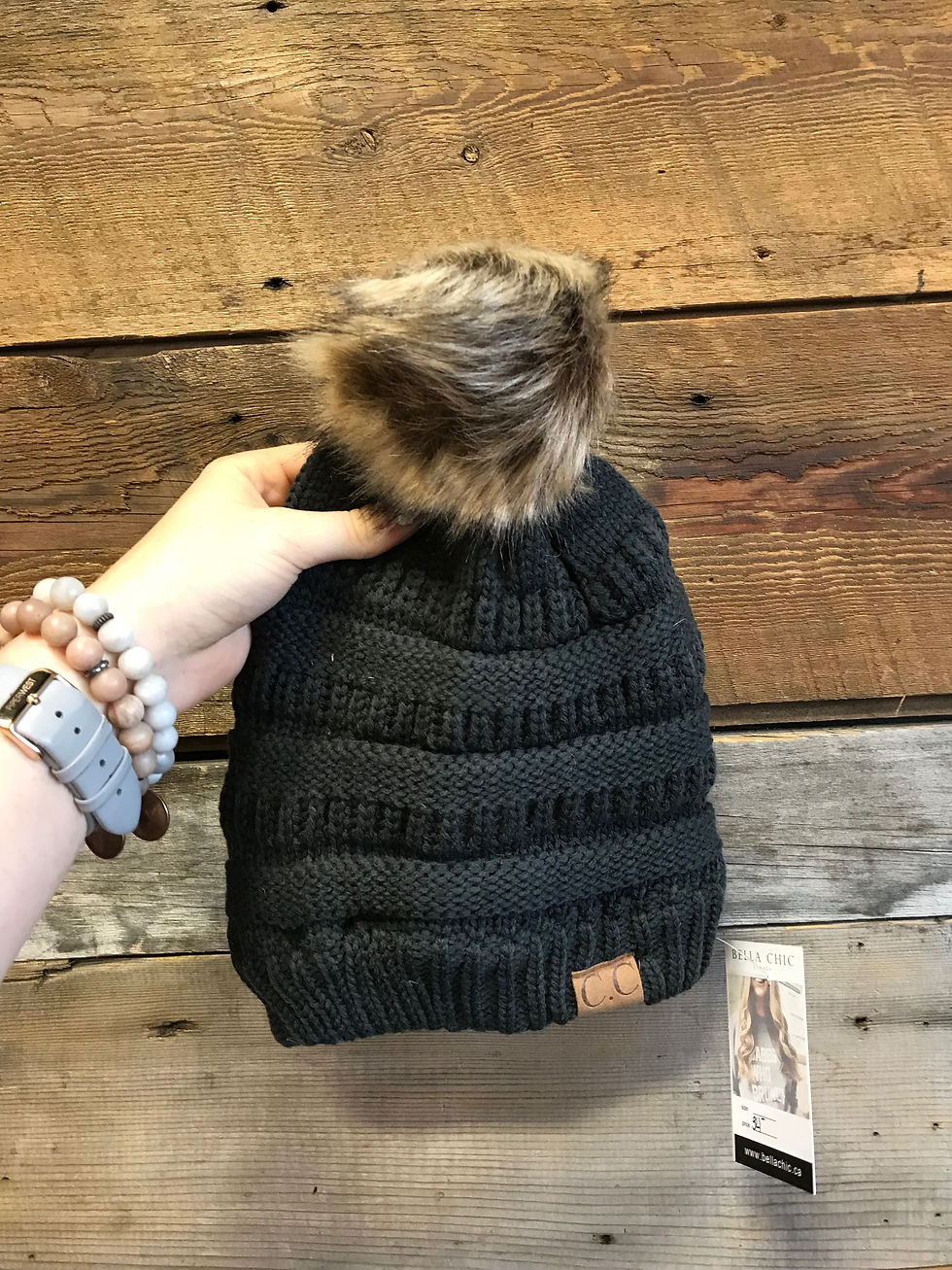 Thumbnail: CC Ladies Beanie with Pom | Several Colours