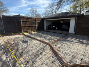 Proper driveway preparation example