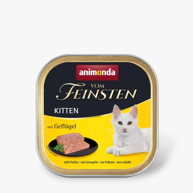 32 x Animonda vom Feinsten Kitten Geflügel 100g