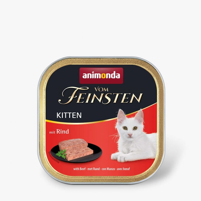 32 x Animonda vom Feinsten Kitten Rind 100g