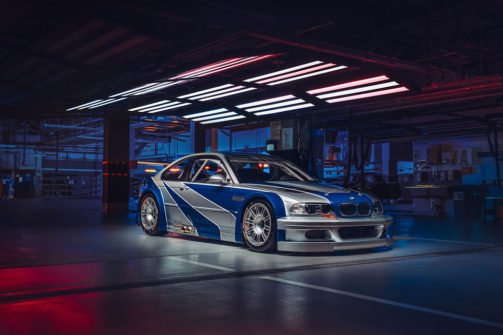 The M3 GTR was the cover car of Need For Speed Most Wanted (2005).