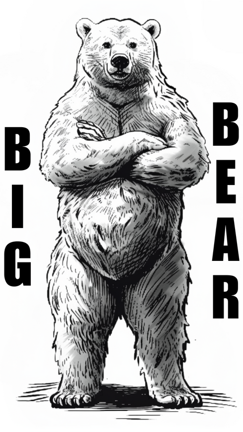 팔짱끼고있는 큰곰 1