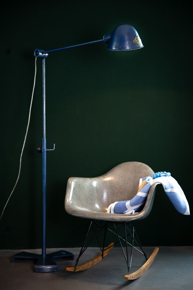 4326001 Werkstattlampe blau Maurice Laur