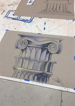 Roman Column - Pastels