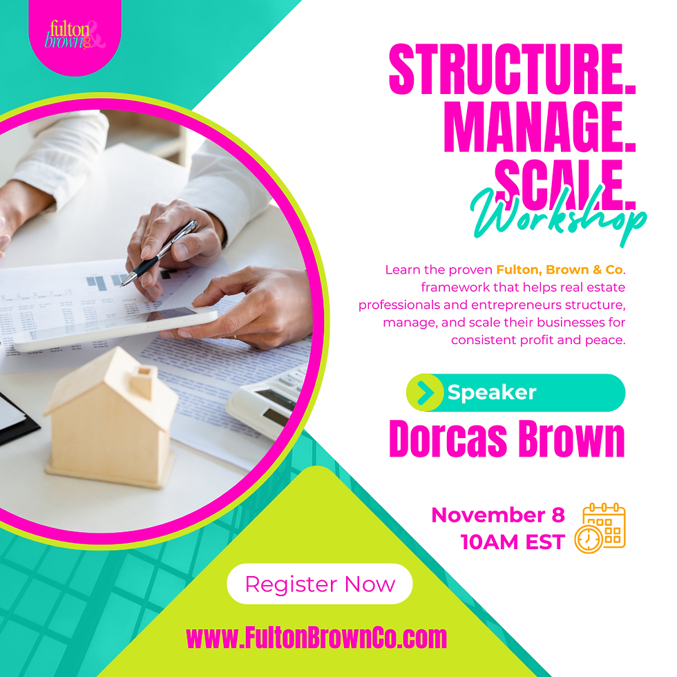 STRUCTURE. MANAGE. SCALE.