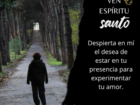 Los cinco minutos del Espíritu Santo 🕊️