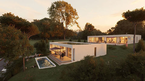 villa contemporaine
toiture terrasse végétalisée
isolation par l'extérieure
ITE bois
pompe à chaleur
vue lac
vue Genève
BSO
Bossey
architecte DPLG
maitre d'oeuvre
Beaupreau
Mauges
Cholet
Clisson