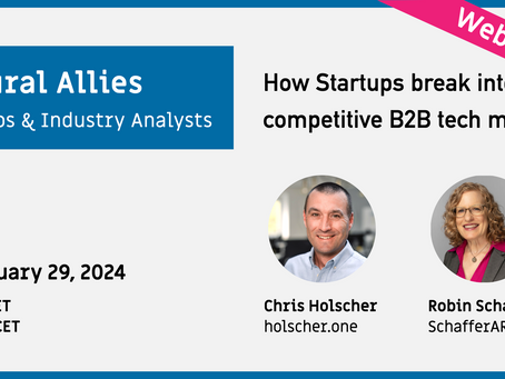 Natural Allies - How Startups break into competitive B2B tech markets - or create new ones