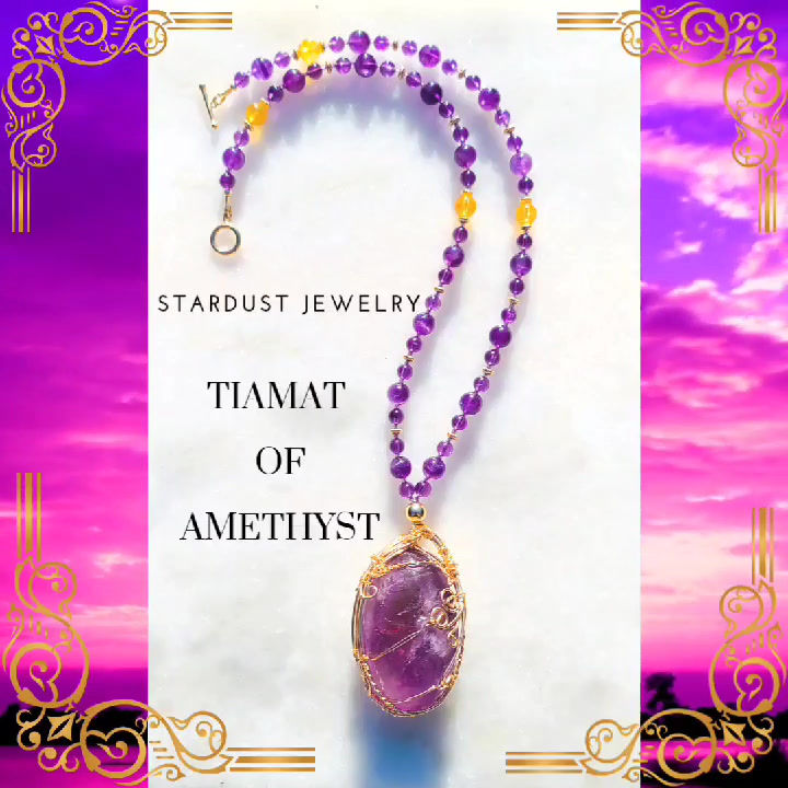 Thumbnail: Tiamat Of Amethyst Necklace