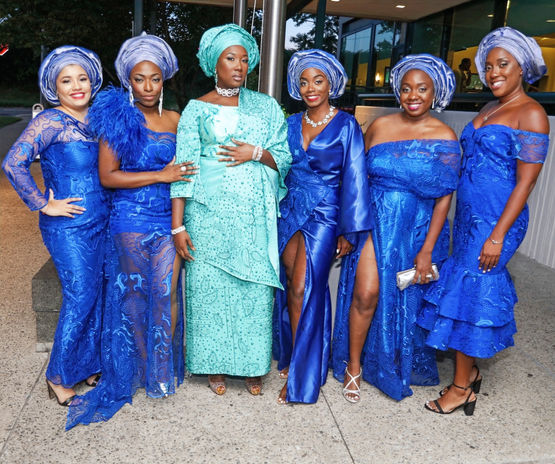 Nigerian Bridal Party Makeup look created by traveling makeup artist Stephanie Hill, Dutchess county, New York