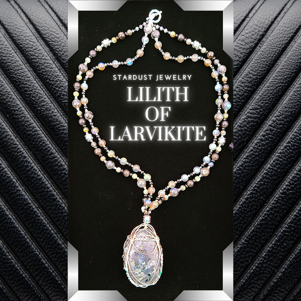 Lilith Of Larvikite Necklace