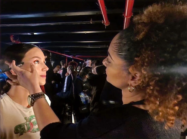 New York Fashion week created by traveling makeup artist Stephanie Hill, New York, New York