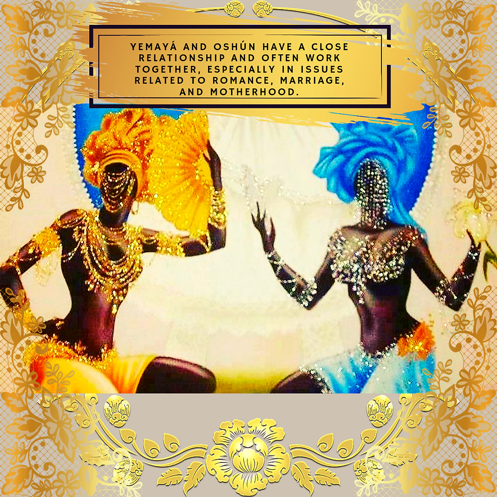 Thumbnail: Yemaya & Oshun of Lapis Lazuli & Honey Jade
