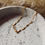 Miniaturbild: GOLDENES BASIC ARMBAND MIT JADE STEIN