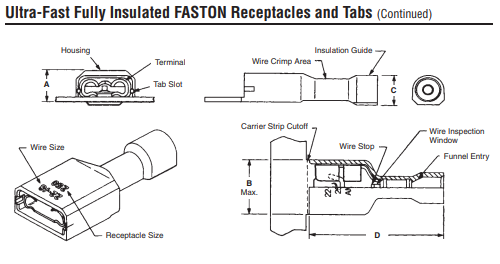Thumbnail: Faston Quick Connect Female 18-22AWG 0.110