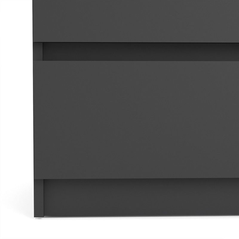 Thumbnail: Naia Wide Chest of 6 Drawers (3+3) in Black Matt
