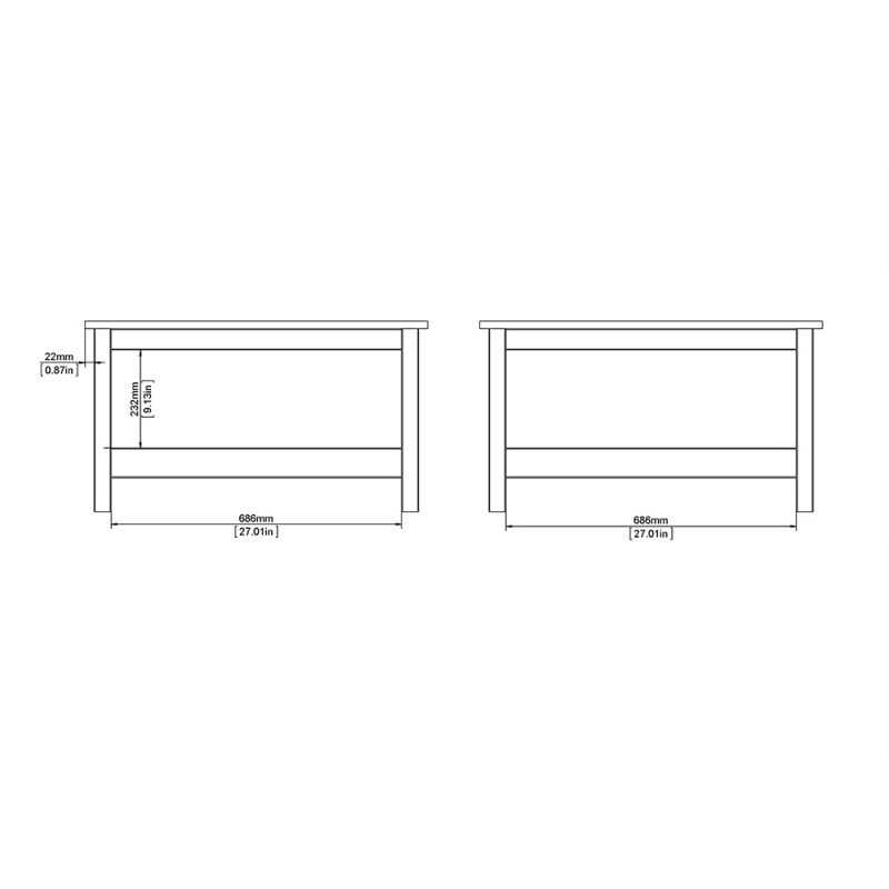 Thumbnail: Barcelona Coffee table in Matt Black