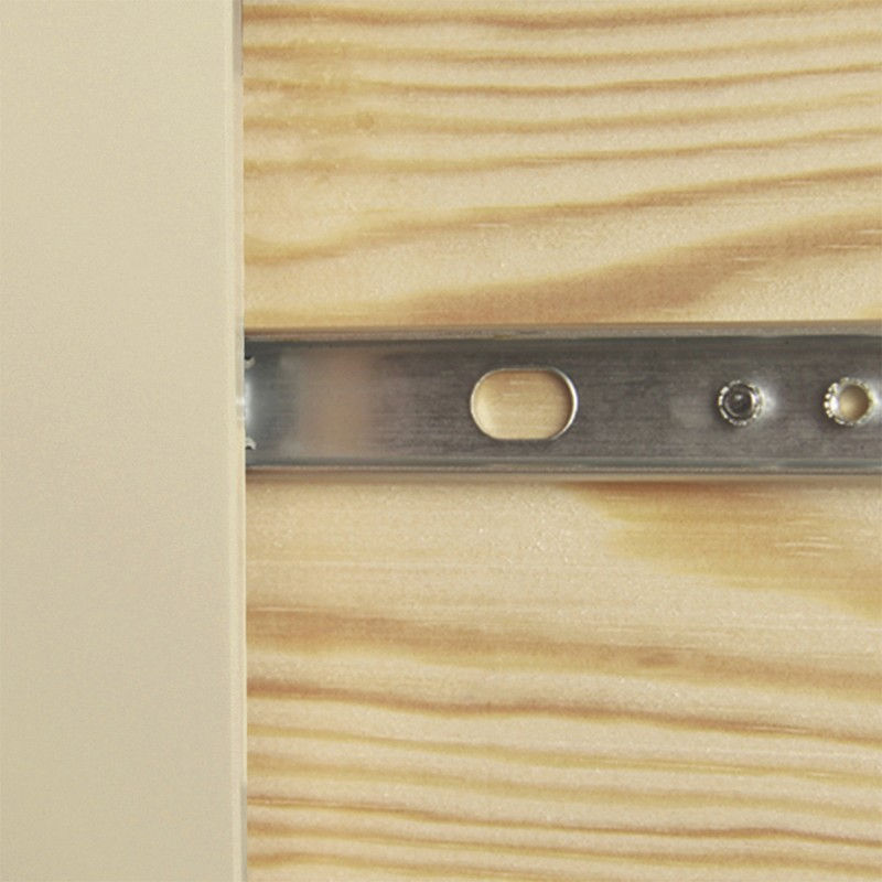 Thumbnail: Copenhagen 2 door 2 drawer Wardrobe in Cream/Pine