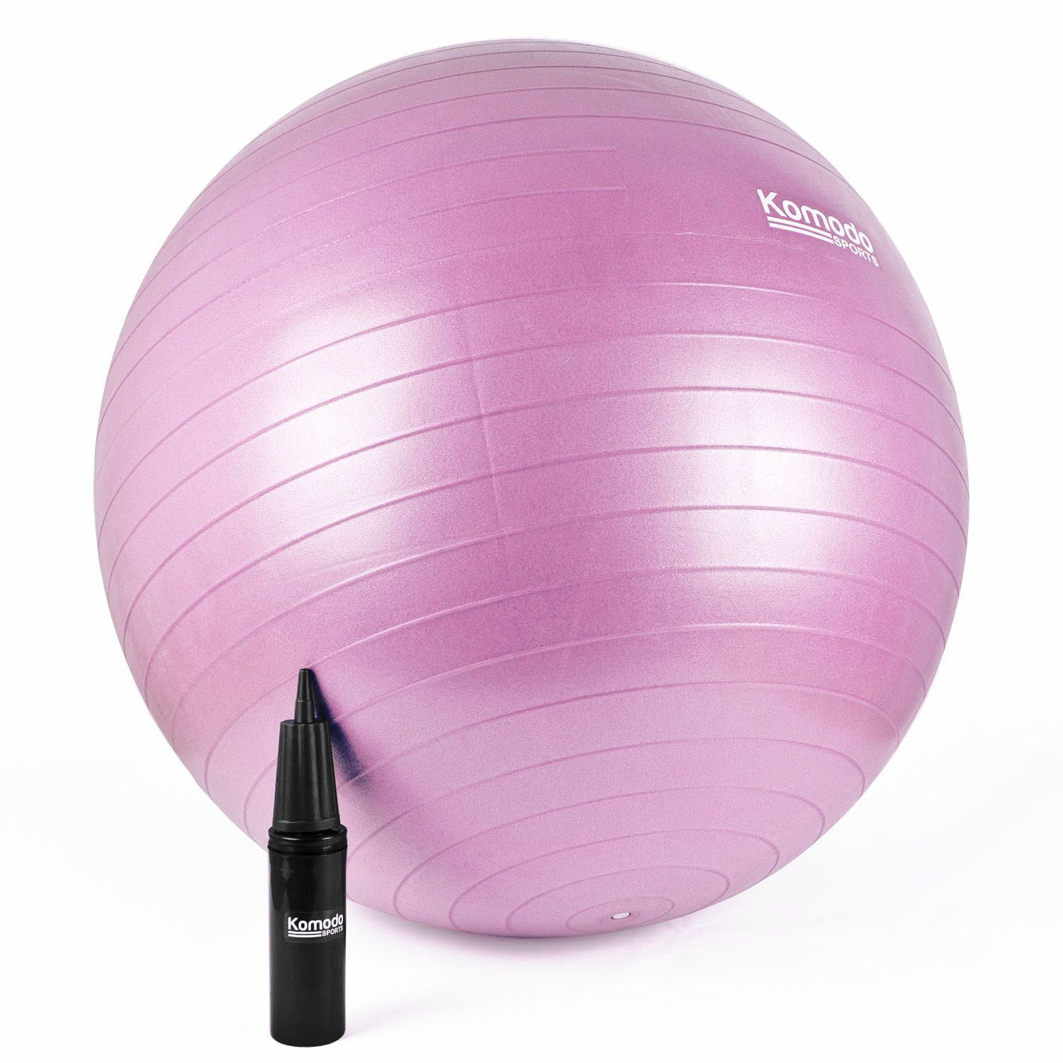 65cm Yoga Exercise Ball in Pink
