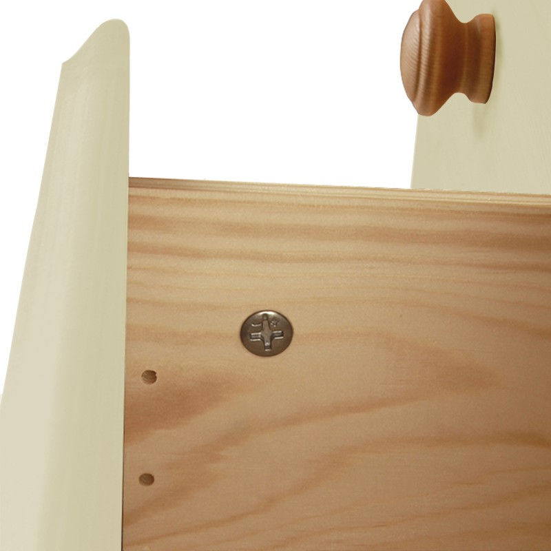 Thumbnail: Copenhagen 3 Door 4 Drawer Wardrobe in Cream/Pine