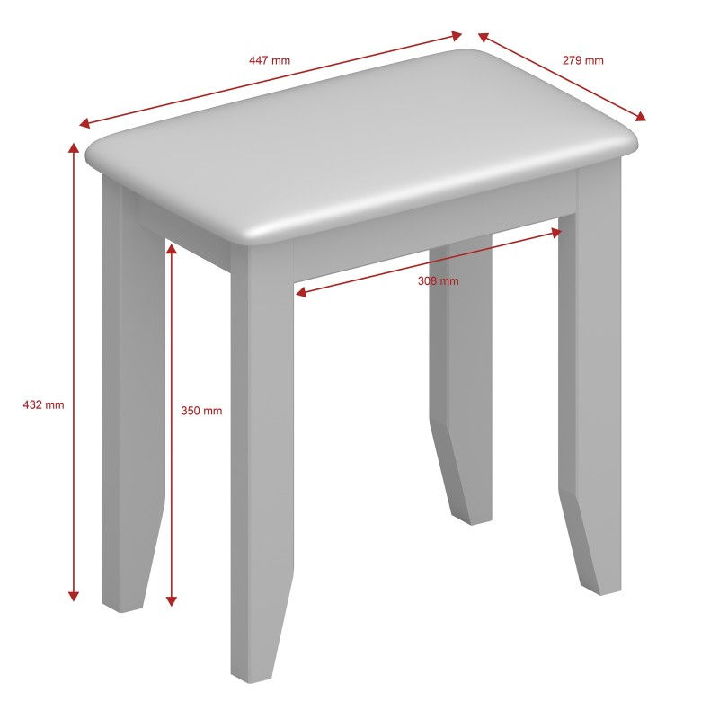 Thumbnail: Heston Stool White