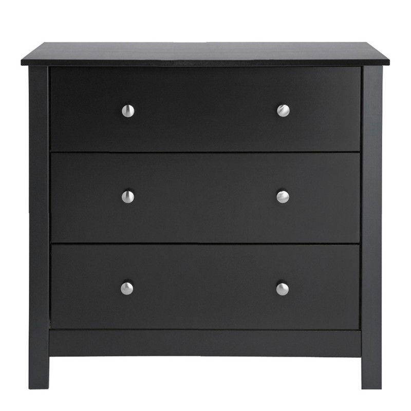 Thumbnail: Florence 3 drawer chest in Black
